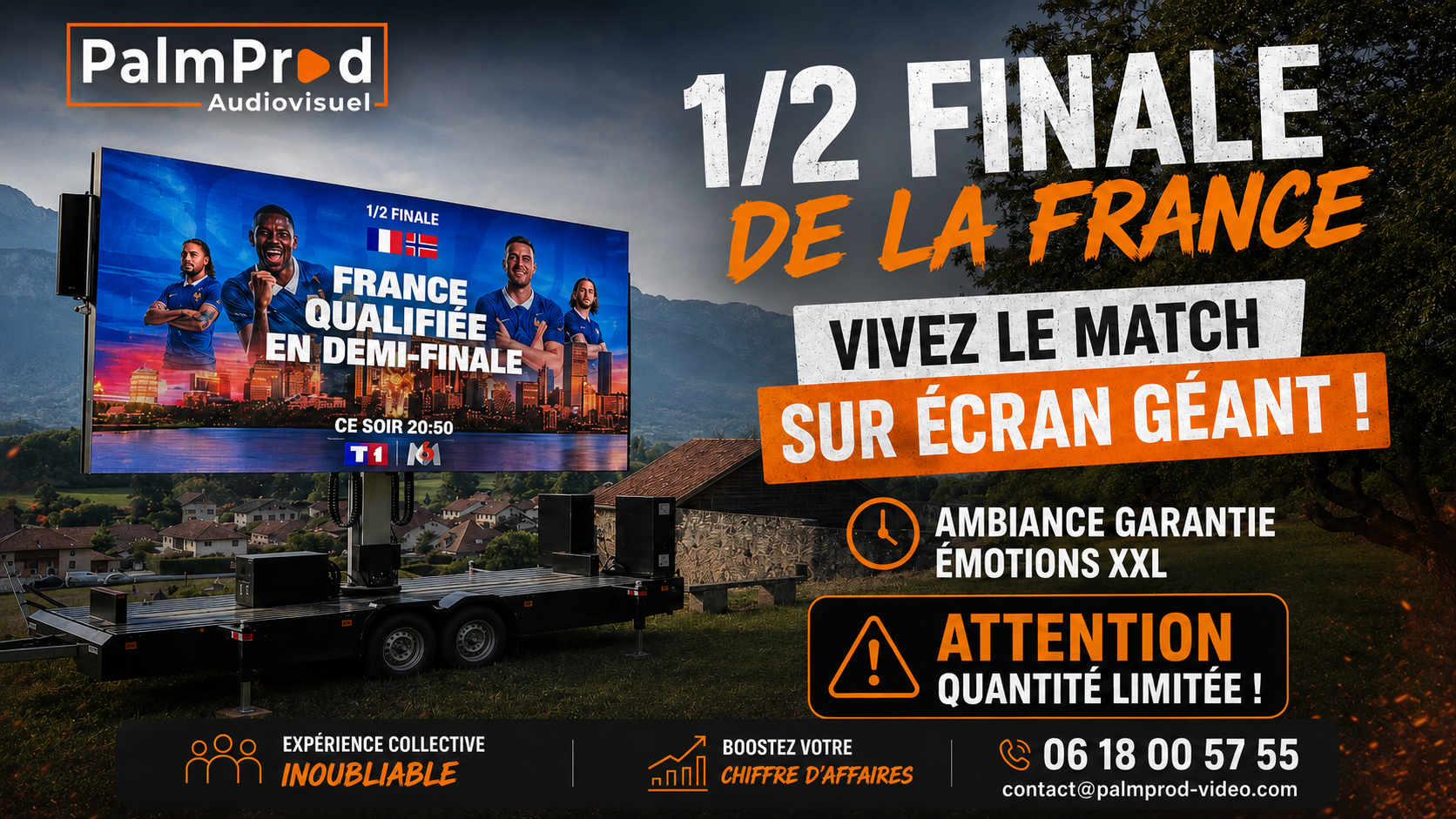 ecran led demi finale coupe du monde